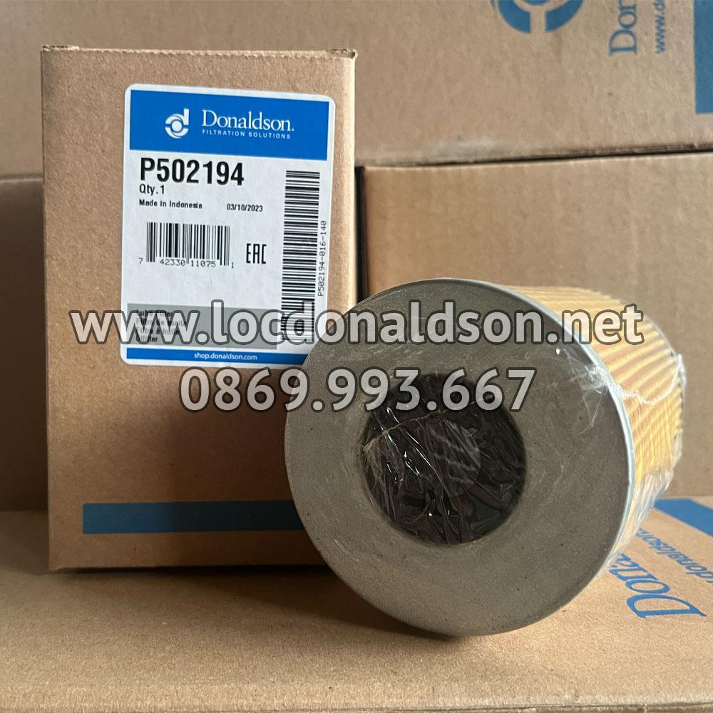 Lọc nhớt P502194 Donaldson  - Thay thế ISUZU 13240085
