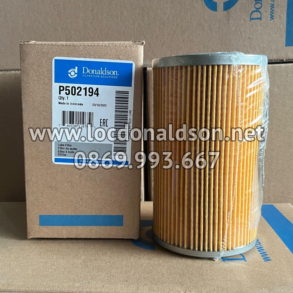 Lọc nhớt P502194 Donaldson  - Thay thế ISUZU 13240085