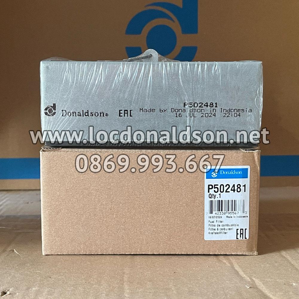Donaldson P502481 lõi lọc dầu tách nước động cơ