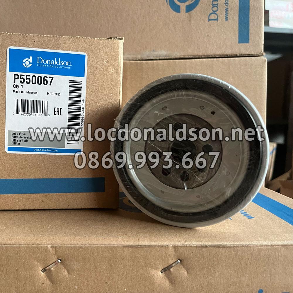 Lọc nhớt P550067 Donaldson - Thay thế MITSUBISHI ME014833