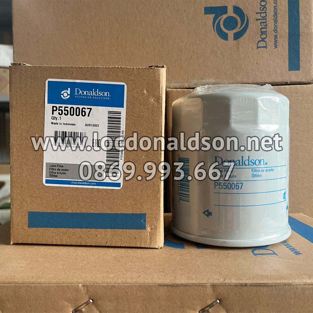 Lọc nhớt P550067 Donaldson - Thay thế MITSUBISHI ME014833