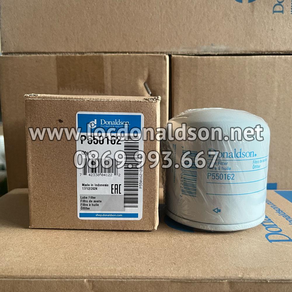 Lọc nhớt P550162 Donaldson - Thay thế DOOSAN 40040400076
