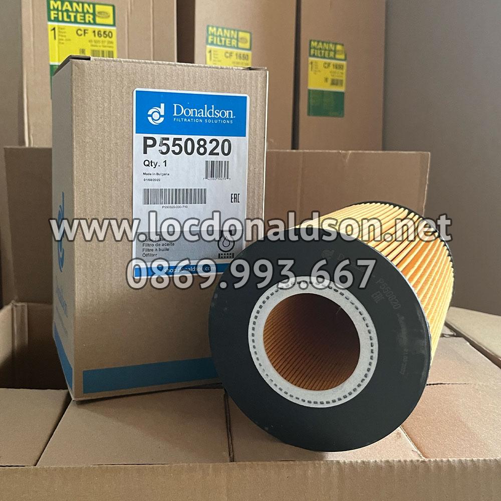 Donaldson P550820 lõi lọc nhớt động cơ
