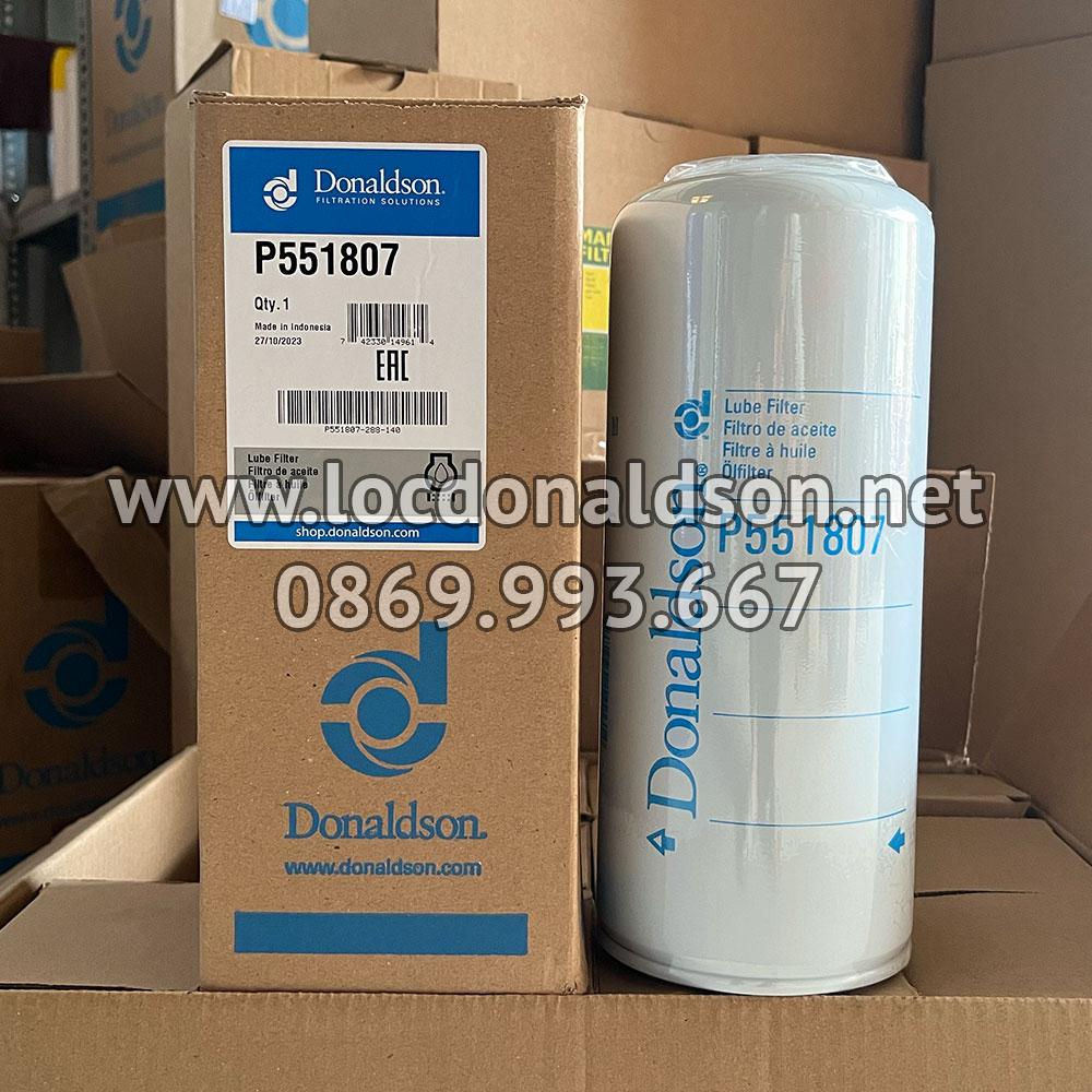 Donaldson P551807 lọc nhớt động cơ