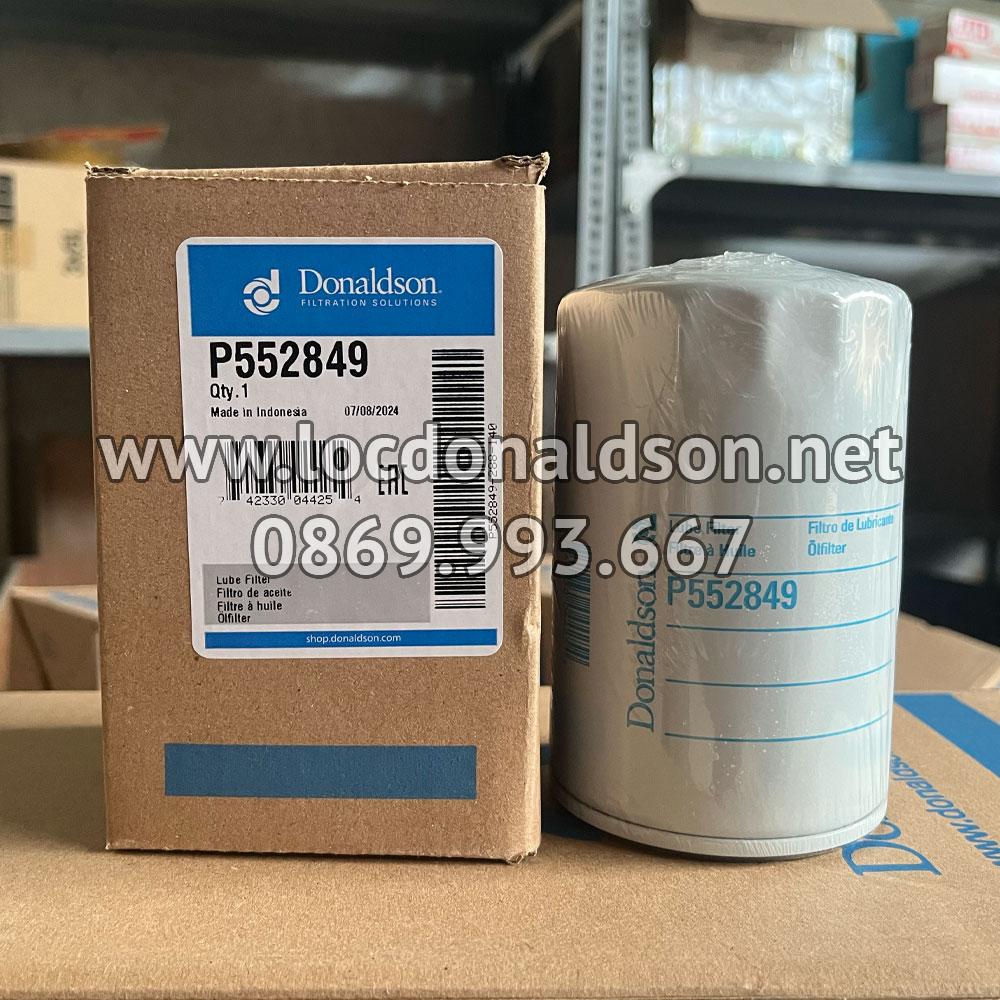 Lọc nhớt P552849 Donaldson - Thay thế KOMATSU 17105635110