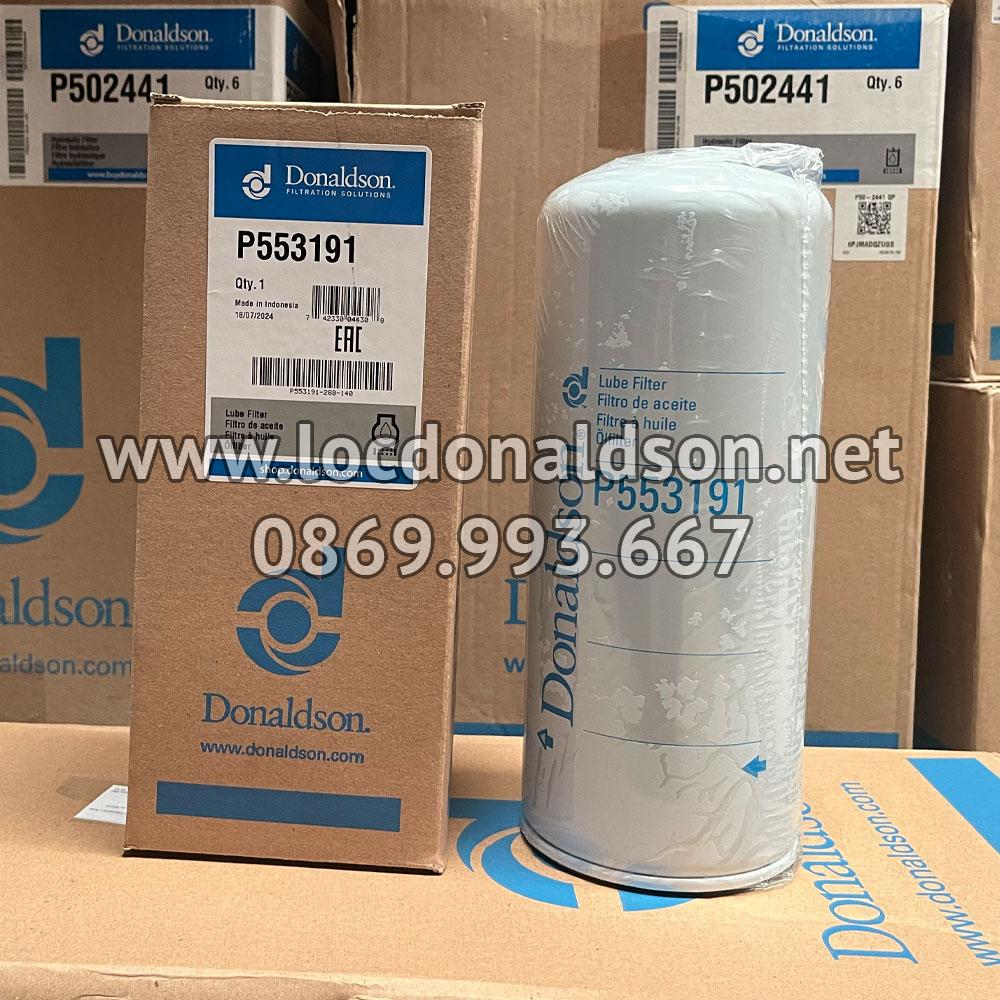 Lọc nhớt P553191 Donaldson - Thay thế VOLVO 466634